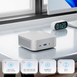 Mini PC IT12M 1215U/6600H WIFI6 Windows 11 Ultra Small Pocket Computer Dual SSD Function Type-C 4K 60Hz RGB Output