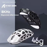 Attack Shark R3 Wireless Game mouse Magnesium Alloy Mouse Lightweight PAW3395 Tri Mode Bluetooth E-Sports