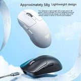 AULA SC680 Wireless Mouse 8K Paw3395 Three Mode 2.4G 26000DPI Lightweight