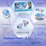 SONGX Luo Tianyi Co-branded ANC Active Noise Cancelling HiFi Bluetooth Earphones Low Latency Gaming