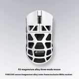 Attack Shark R3 Wireless Game mouse Magnesium Alloy Mouse Lightweight PAW3395 Tri Mode Bluetooth E-Sports