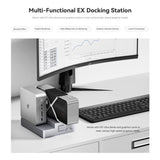 Beelink Multifunktionale EX-Dockingstation 600-W-Stromversorgung PCle x8 verlustfreie externe Desktop-unabhängige Anzeige erweiterbare Netzwerkkarte 