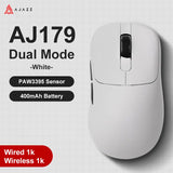 AJAZZ AJ179 PRO PAW3395 8K Wireless Gaming Mouse with RGB Charging Base 26000DPI Lightweight Ergonomic 58g