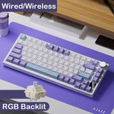 AJAZZ AK820/AK820Pro Mechanical Keyboard TFT Screen Multifunctional Knob Gaming Keyboard Wired/2.4GHz/BT Connect