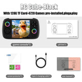 ANBERNIC RG Cube Retro Handheld Game Console Android 13 Unisoc T820 3.95 Inch IPS Screen Hall Joystick RGB lighting effect