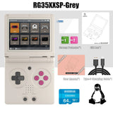 ANBERNIC RG35XXSP Faltbare Handheld-Spielkonsole, Videospielkonsolen, 3,5-Zoll-IPS-Bildschirm, 3300 mAh, Linux-System, 256 GB, PSP 