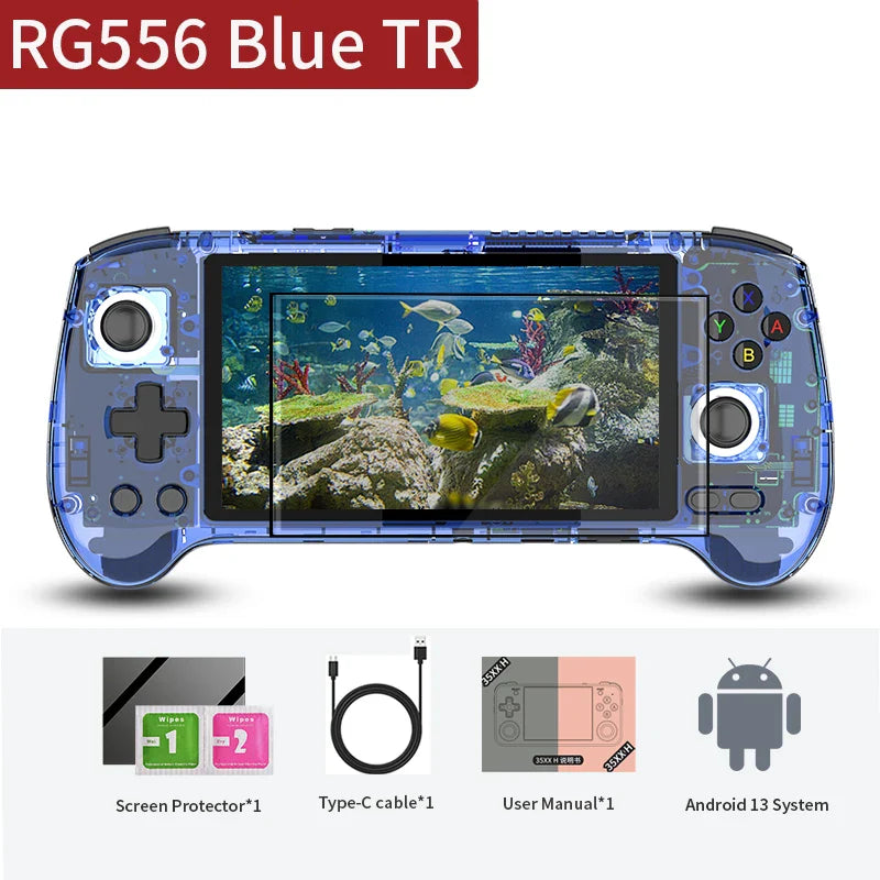 ANBERNIC RG556 Handheld Game Console Unisoc T820 Android 13 5.48 ANBERNIC RG556 Handheld Game Console Unisoc T820 Android 13 5.48