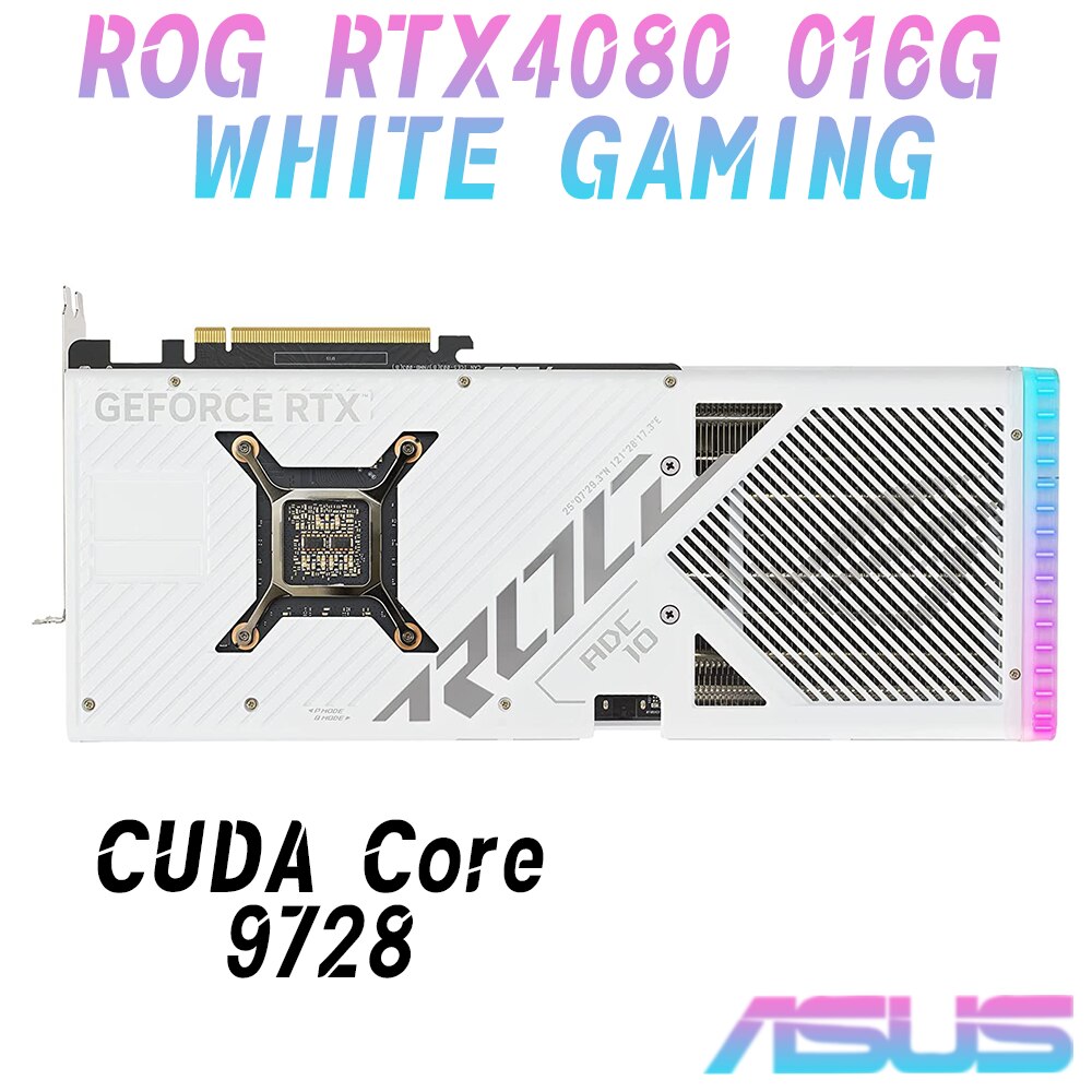 ASUS ROG STRIX RTX 4080 O16G WHITE GAMING Graphics Card GDDR6X 16GB Video Cards