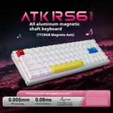 ATK RS6 Magnetic Switch Mechanical Keyboard Aluminium Alloy Hot Swap 8000Hz 0.005mmRT