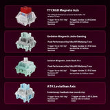 ATK RS6 Magnetschalter Mechanische Tastatur Aluminiumlegierung Hot Swap 8000Hz 0.005mmRT 