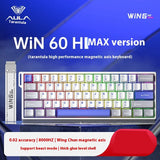 AULA Win60 Win68 HE Magnetic Switch Keyboard 8k Rgb Hot Swap Wired Keyboard 8000Hz Polling Rate RT0.02