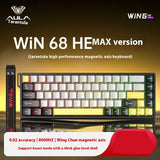 AULA Win60 Win68 HE Magnetic Switch Keyboard 8k Rgb Hot Swap Wired Keyboard 8000Hz Polling Rate RT0.02