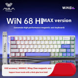 AULA Win60 Win68 HE Magnetic Switch Keyboard 8k Rgb Hot Swap Wired Keyboard 8000Hz Polling Rate RT0.02