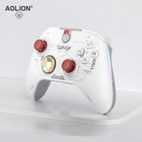 Aolion Wireless Bluetooth Hall Remote Stick Trigger Game Controller Dual Vibration Pc Steam Switch Nintendo