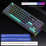 Aula F87 PRO Mechanical Keyboard 3 Mode 2.4G USB Bluetooth  Tri Mode Wireless Keyboard 87 Key Hotswap RGB PBT