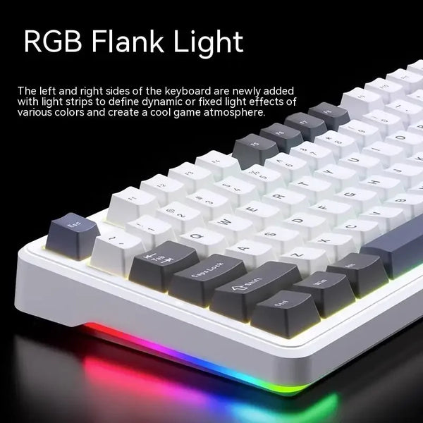 Aula F87 PRO Mechanical Keyboard 3 Mode 2.4G USB Bluetooth Tri Mode ...