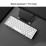 BOW Mini-Tastatur, Bluetooth-Verbindung mit Tablets/Telefonen, iOS, Windows, Android-Systemunterstützung, Taschenformat, gefalteter Stil 