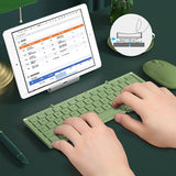 BOW Mini-Tastatur, Bluetooth-Verbindung mit Tablets/Telefonen, iOS, Windows, Android-Systemunterstützung, Taschenformat, gefalteter Stil 