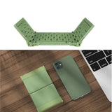 BOW Mini-Tastatur, Bluetooth-Verbindung mit Tablets/Telefonen, iOS, Windows, Android-Systemunterstützung, Taschenformat, gefalteter Stil 