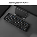 BOW Mini-Tastatur, Bluetooth-Verbindung mit Tablets/Telefonen, iOS, Windows, Android-Systemunterstützung, Taschenformat, gefalteter Stil 