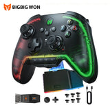 BIGBIG WON Rainbow 2 Pro Wireless Game Controller Apex Anti-curve Hall Trigger 2.4G Bluetooth For PC Switch ANDROID IOS