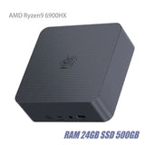 Beelink EQR6 AI Mini Pc AMD Ryzen7 7735HS Ryzen9 6900HX  24G DDR5 500G 1TB SSD WIFI6 BT5.2 4k LAN