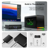 GTBOX  IT12-F Fanless Mini PC  Intel  Core 12 Gen i5 1235U i7 1255U Dual LAN 4K Output Supoort Windows 11 Industrial Computer