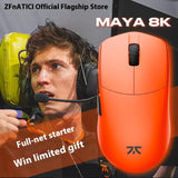 LAMZU X Fnatic Maya Mouse Wireless Paw3950 8k Rechargeable E-Sport Lightweight Extra long 80h standby 45g