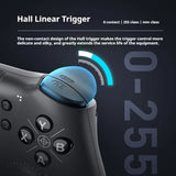 Machenike GP5 Dual-Mode Bluetooth Wired Controllers 6-Axis Somatosensory Hall Linear Trigger Dual Vibration