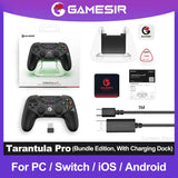 GameSir Tarantula T3 Pro Game Controller for Nintendo Switch PC Steam Android iOS with Hall Micro Switch Trigger,9 Mappable Buttons