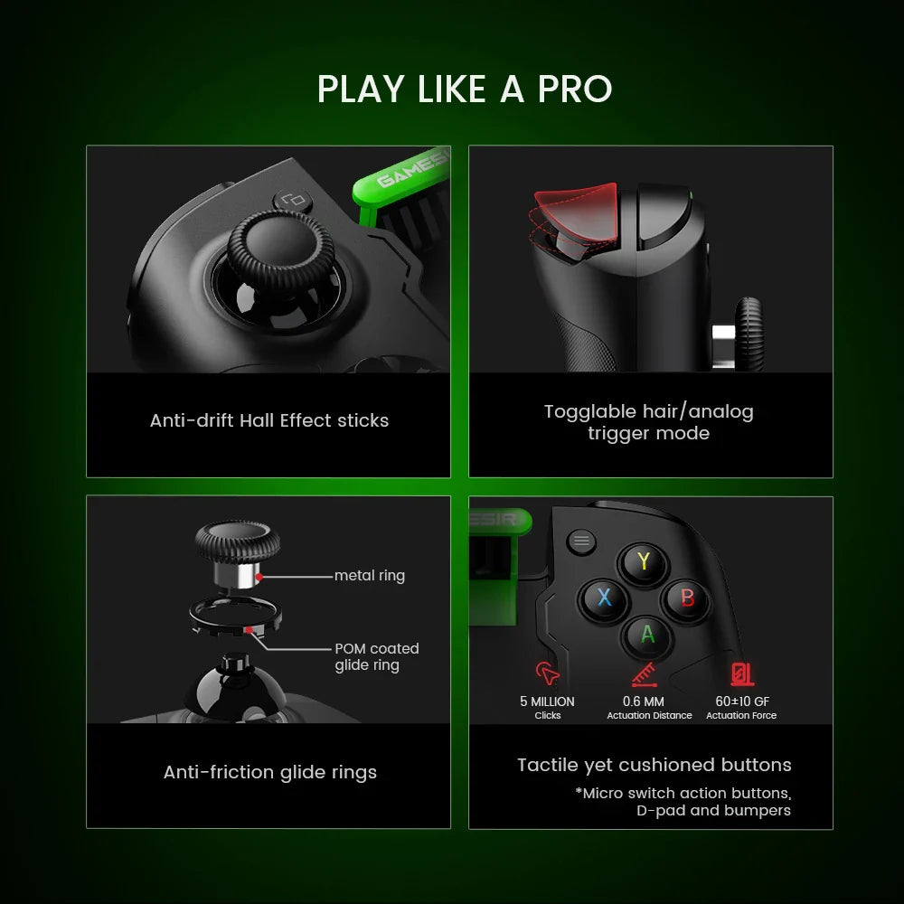 GameSir X4 Aileron Xbox Gamepad Bluetooth Gaming Controllers with GameSir X4 Aileron Xbox Gamepad Bluetooth Gaming Controllers with