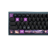 Genshin Impact keycaps Raiden shogun keycaps OEM Profile 10keys PBT dye sub keycaps