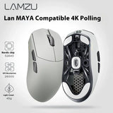 LAMZU MAYA Dual Mode Wireless Mouse Skin Feel Material 47g 4K Return Rate Lightweight Esports Game