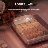 Lofree DOT Foundation Kabellose mechanische numerische Tastatur Bluetooth Stilvoller externer Taschenrechner 