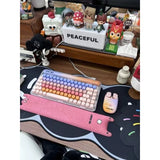 Lofree SMILEY smiling face co-branded wireless Bluetooth mechanical keyboard for girls office three-mode hot-swappable 84 keys