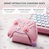 MACHENIKE G5Pro Max Wireless Gaming Controller With Charging Dock RGB Hall Effect Joystick Trigger