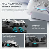 MACHENIKE G5Pro Max Wireless Gaming Controller With Charging Dock RGB Hall Effect Joystick Trigger