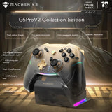 MACHENIKE G5Pro V2 Game Controller Collector's Edition Tri-mode Optical Hot-swappable Hall Joystick switch computer steam Bluetooth