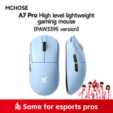 MCHOSE A7 Ultra Wireless Gaming Mouse Bluetooth PAW3950 26000DPI Optical Sensor 8KHz Light Weight