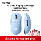 MCHOSE A7 Ultra Wireless Gaming-Maus Bluetooth PAW3950 26000DPI Optischer Sensor 8KHz Geringes Gewicht 