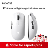 MCHOSE A7 Ultra Wireless Gaming Mouse Bluetooth PAW3950 26000DPI Optical Sensor 8KHz Light Weight