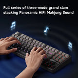 MCHOSE G87 Customized Mechanical Keyboard Gasket Structure Wireless Tri-mode Knob 10000mAh Hot Swap RGB E-sports