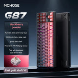 MCHOSE G87 Customized Mechanical Keyboard Gasket Structure Wireless Tri-mode Knob 10000mAh Hot Swap RGB E-sports