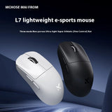 MCHOSE L7 Angepasst Gaming Maus 8K Abfrage Rate Mit 8K Dongle Leichte 2,4g BT Drei modus Wireless 39g Niedrige Latenz 