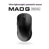 Madlions Mad G Max Kabellose Maus 8k Paw3395 43g Ultraleichte Dual-Mode-Gaming- und Büromaus 