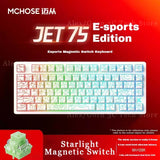 Mchose Jet75 Magnetschalter Mechanische Tastatur 8k Polling Rate Esports RGB 