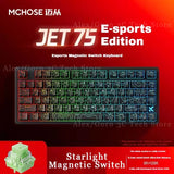 Mchose Jet75 Magnetschalter Mechanische Tastatur 8k Polling Rate Esports RGB 