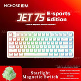 Mchose Jet75 Magnetic Switch Mechanical Keyboard 8k Polling Rate Esports RGB