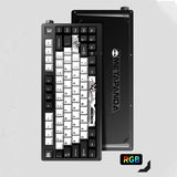 Metaphyuni PD75M mechanical keyboard aluminum alloy RGB wireless  5000mAh hot exchange