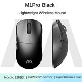 Monka M1Pro MAX Wireless Mouse Tri-mode Bluetooth Mouse PAW3395 Sensor Nordic 52833 Chip Gaming Mouse